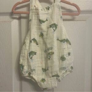 NWT Angel Dear bubble romper 3-6m